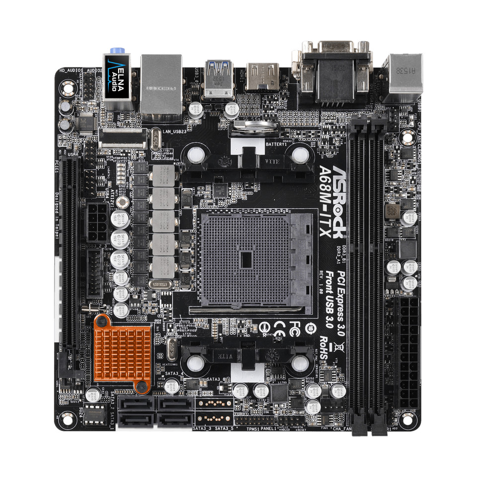 A68M MiniITX Motherboard A68MITX Socket FM2 AMD A68H DDR3 support AD780 AD786 AD5700 AD870 AD767 AD6