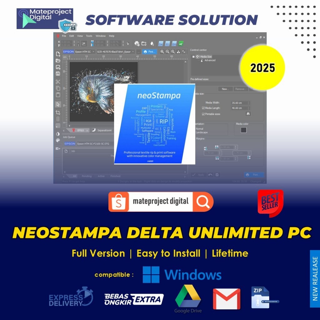 Unlimited PC Full Keygen - Inedit neoStampa DELTA 2024 Full Software DTG RIP