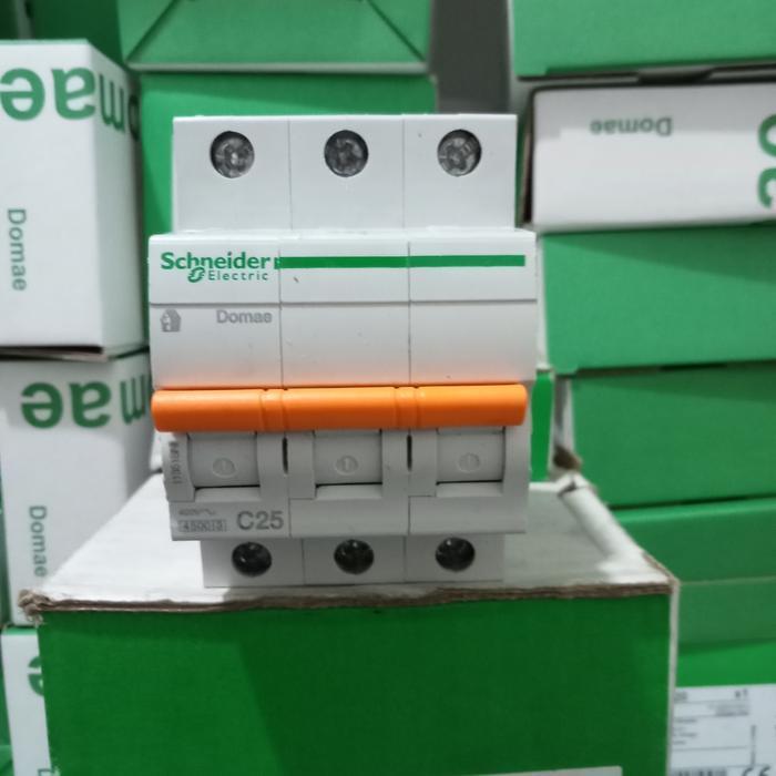 mcb domae Schneider 3phase 25a original promo