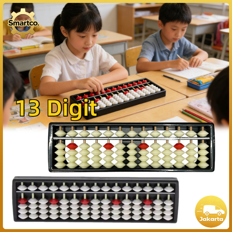 Sempoa Aritmatika 13 Digit Kolom Ala Jepang Gaya Jepang Untuk Belajar 13 Digit Gaya Alat Peraga Mate