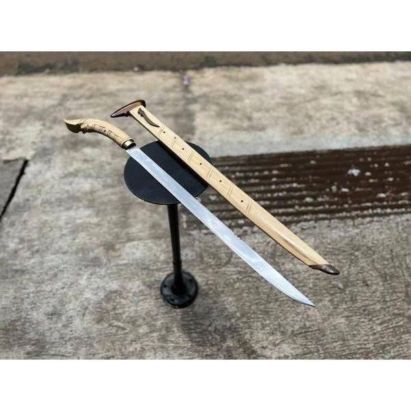 GOLOK PARANG GOBANG PANJANG HUTAN BAJA STRIP BARLEN