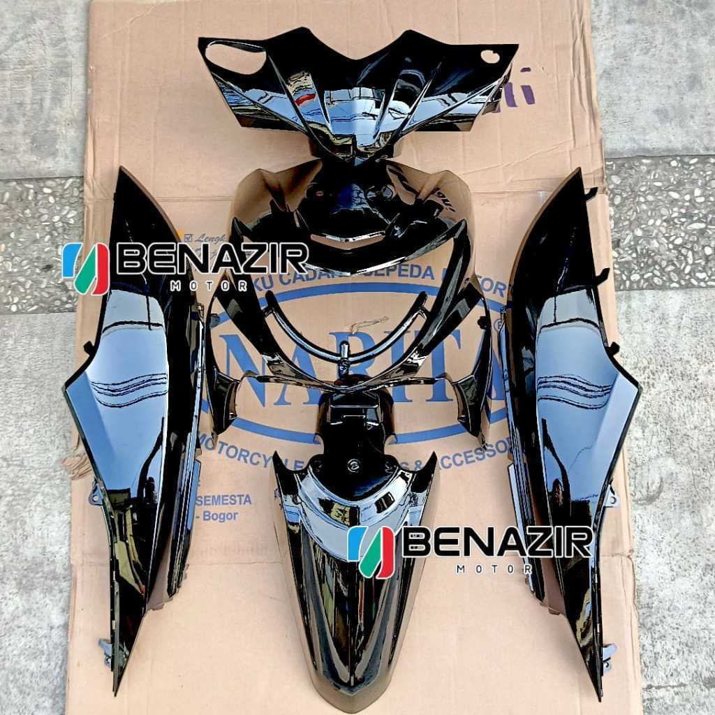 Body Halus Full Set NARITA Hitam untuk Honda Beat Pop Karbu & Beat Pop FI