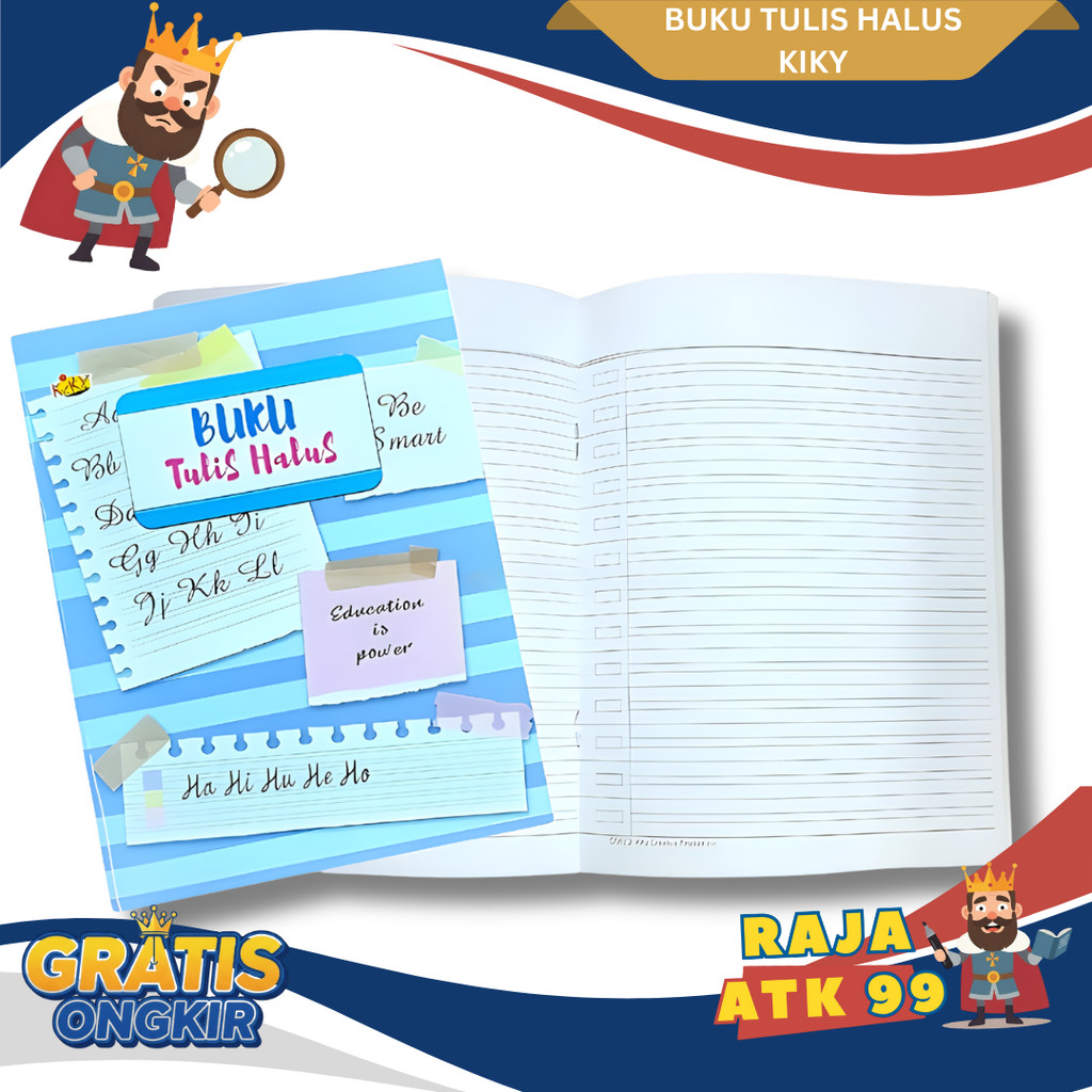 KIKY Buku Tulis Halus / Buku Elok Kiky 38 Lembar - Satuan (1 PCS)