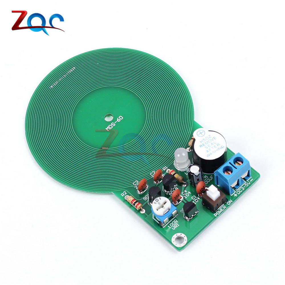 Y Kit Metal Detector Kit Electronic Kit DC 3V-5V 60mm Non-contact Sensor Board Module Electronic Par