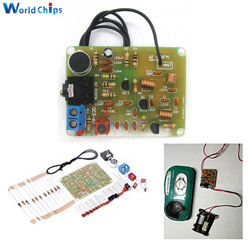88-108MHz FM Transmitter Module Electronic Y Kits Frequency Wireless Microphone Transmitter Board Pa