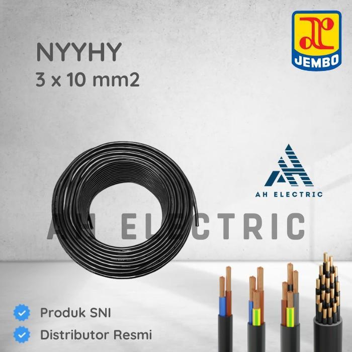Kabel Serabut NYYHY 3x10 JEMBO 100m / NYYHY 3x10 mm / NYYHY 3 x 10 mm