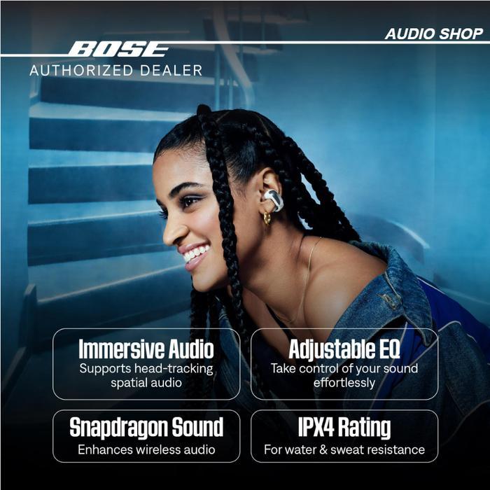 Bose Ultra Open Earbuds Open Ear - Hitam