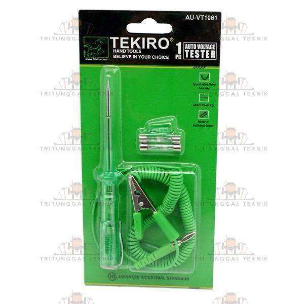 Tekiro Auto Voltage Tester Tespen DC Tekiro Kabel 12v Tespen Aki Mobil Motor Alat Obeng Tespen Origi