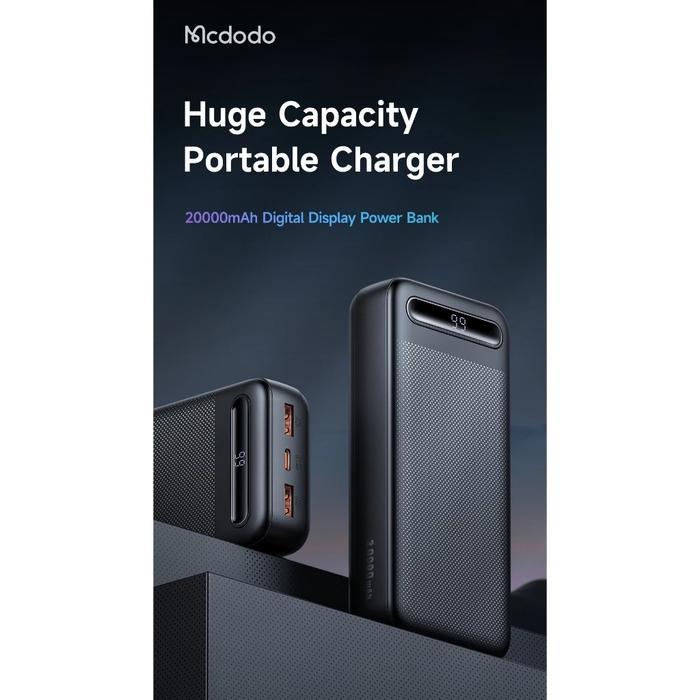 MCDODO PowerBank LED Indicator Fast Charging 10w 20000Mah 30000Mah - MC4442 30000MAH
