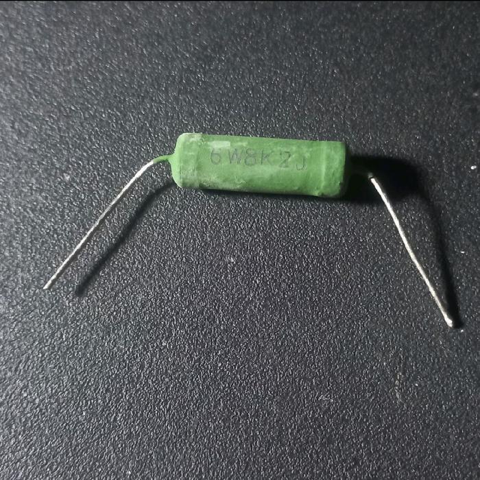 resistor wirewound 8K2 6W 8.2K 6 WATT 8,2K 6WATT W WAT wire wound 1
