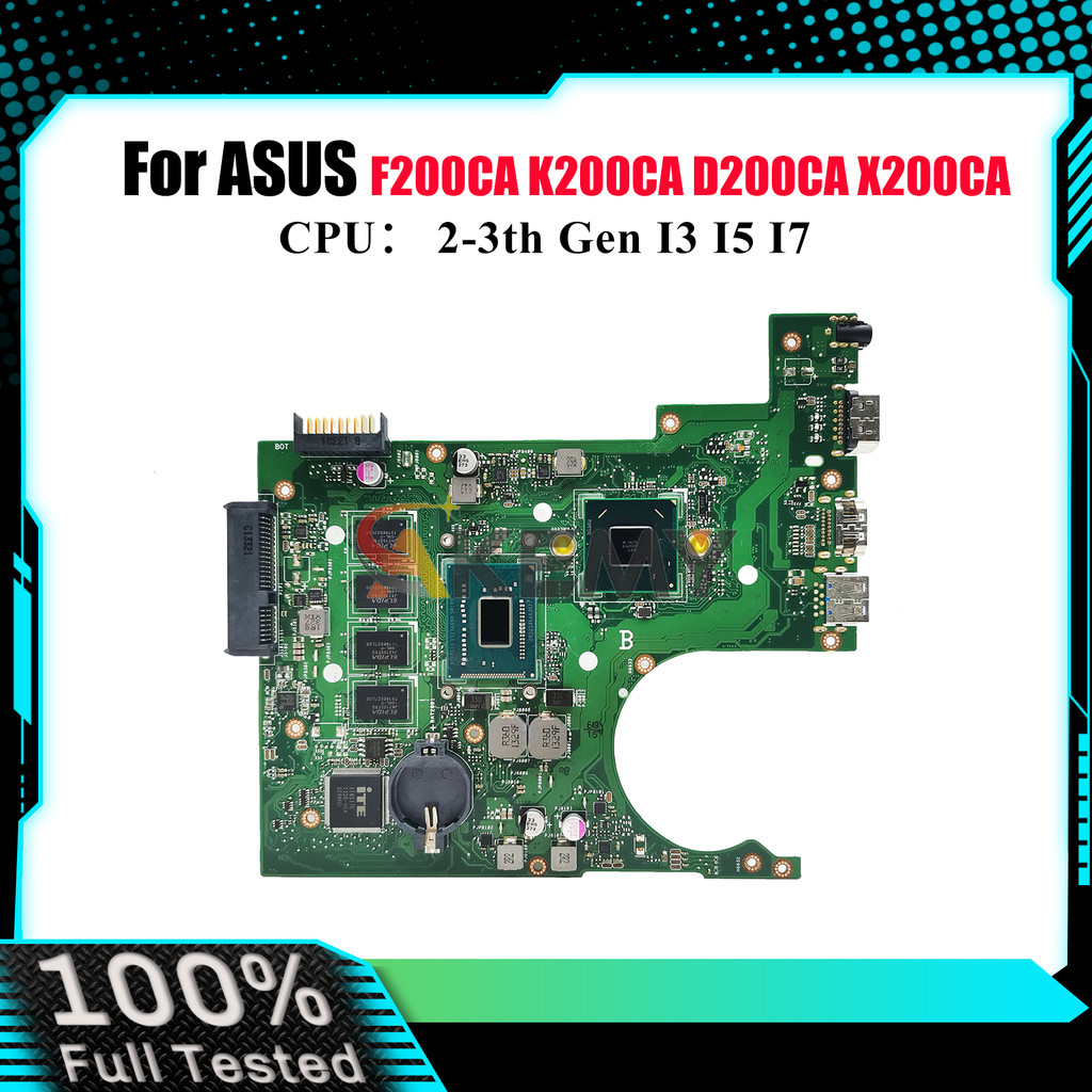 X200CA Laptop Motherboard For ASUS VivoBook X200CA K200CA D200CA F200CA X200C Notebook Mainboard Wit