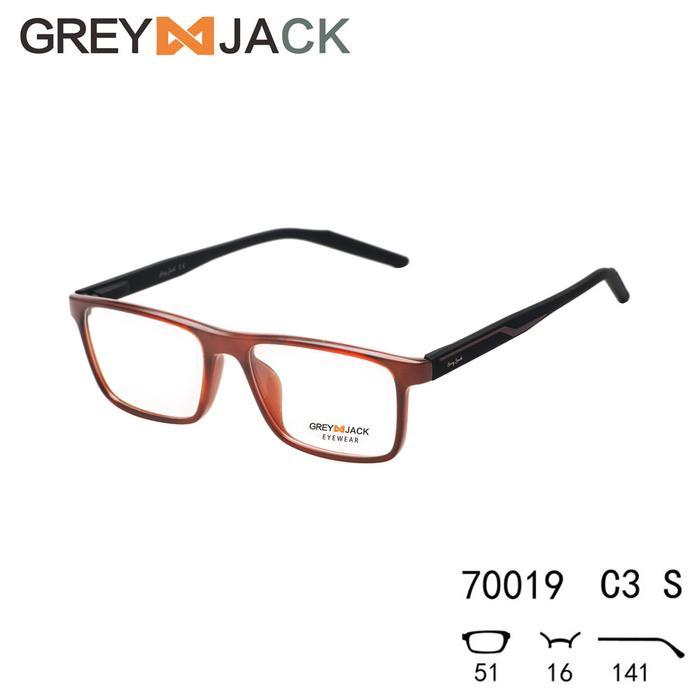 Grey Jack/Frame Kacamata game olahraga /TR90 Gel silika/pria 70019 - Cokelat