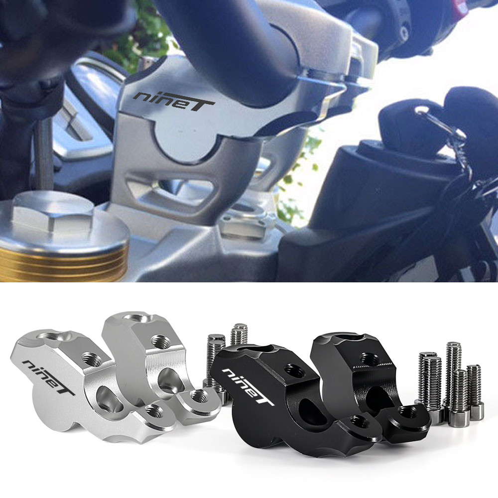 Motorcycle Handlebar Riser Drag Handle Bar Clamp Extend Adapter For BMW R nineT R nine T Pure RnineT