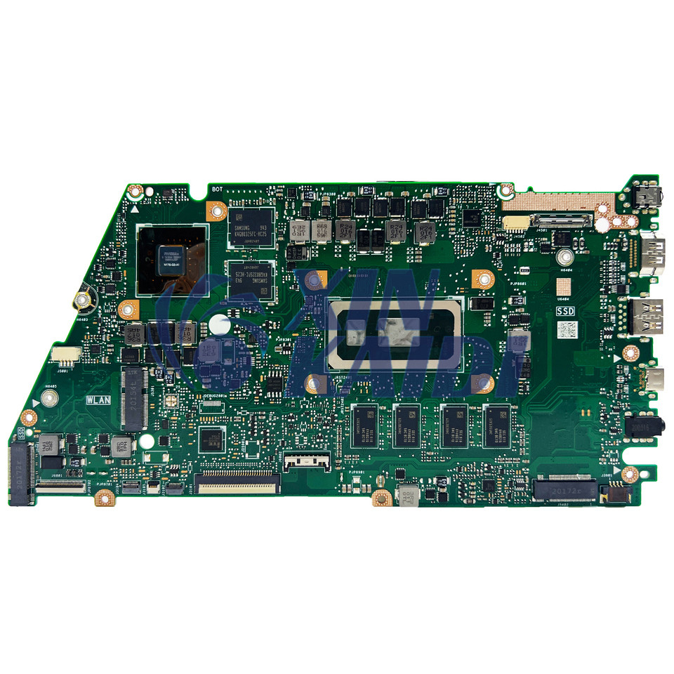 Notebook Mainboard For Asus VivoBook X421FA X421FL X421FAY Laptop Motherboard With I3 I5 I7 CPU 10th