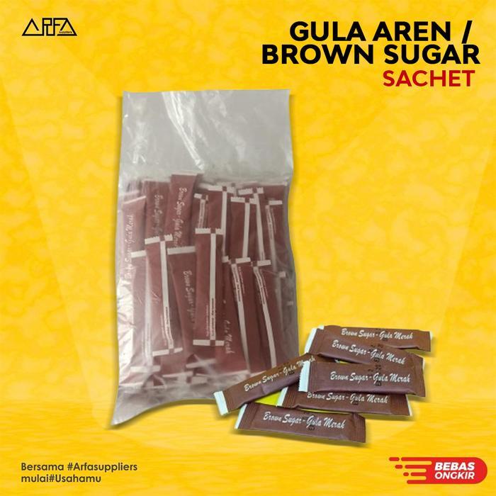 Brown Sugar Gula Merah Sachet Stik Plam Sugar
