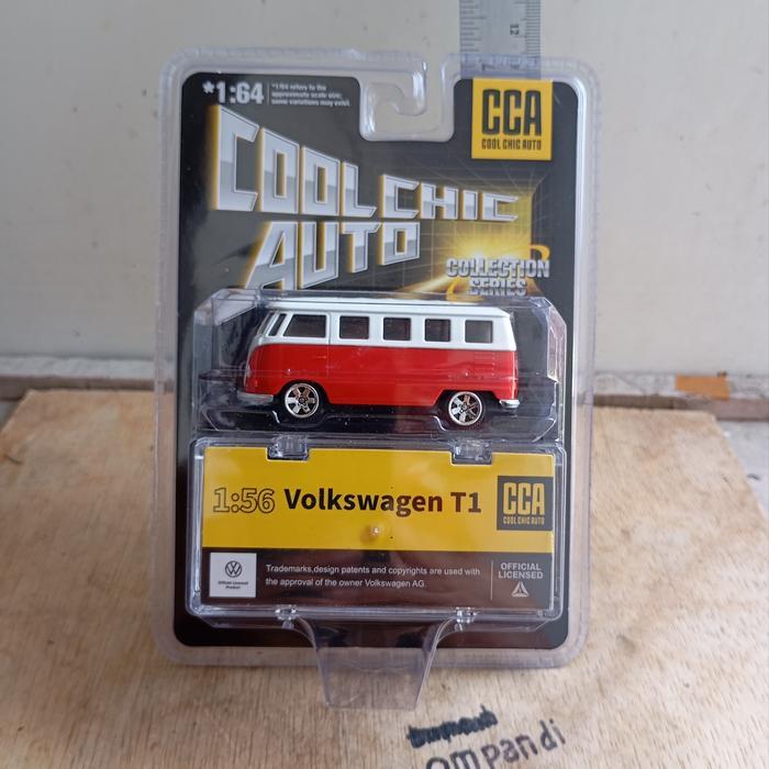 diecast CCA Volkswagen T1 warna merah 2ND