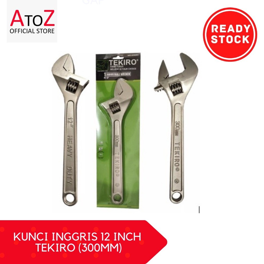 KUNCI INGGRIS 12 INCH TEKIRO (300MM)