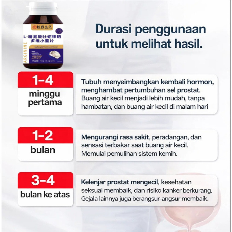Sokoni49 Kapsul Kesehatan Prostat Pria / Suplemen Herbal Untuk Pria Dewasa / Formula Tradisional