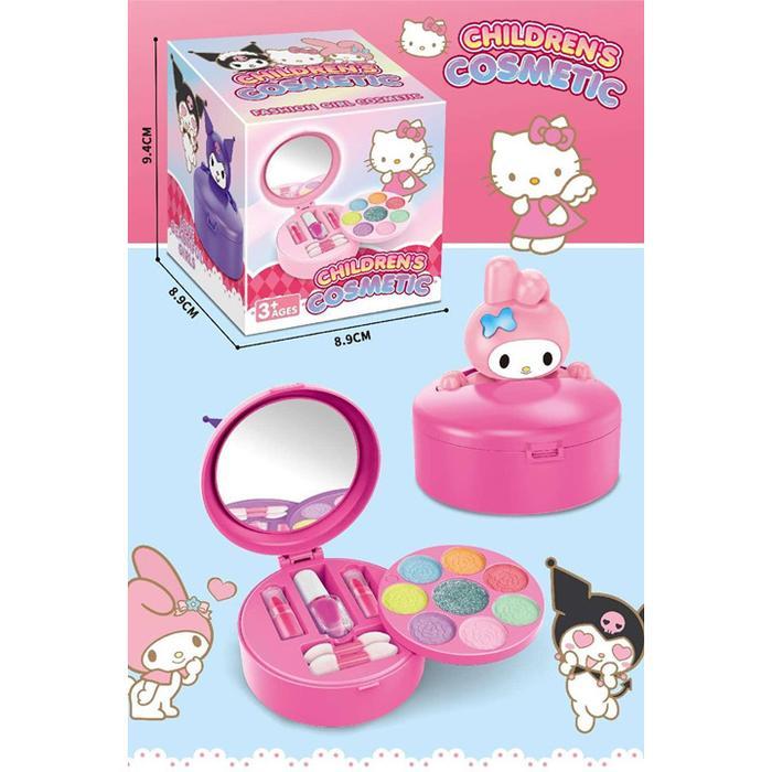 YOLI TOYS Girls Makeup Toys Kosmetik Kotak Makeup Princess Girl Toy Play Set Lipstik Eye Shadow main