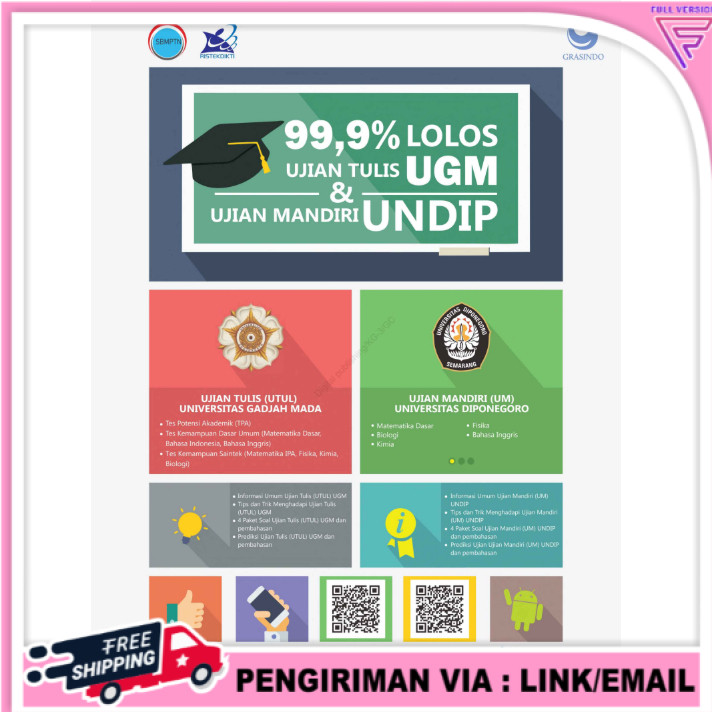 TESKU.ID 99,9% LOLOS UJIAN TULIS & UJIAN MANDIRI UGM UNDIP IDO100