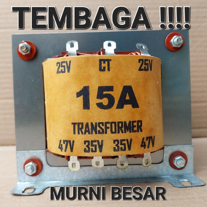 15a ct besar murni travo trafo syifa kurae best 15 ampere 47v ct 15 a transformator