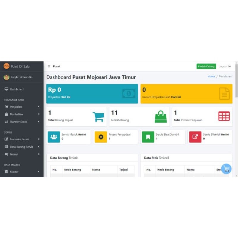Source Code Aplikasi Kasir POS Multi Fitur Web