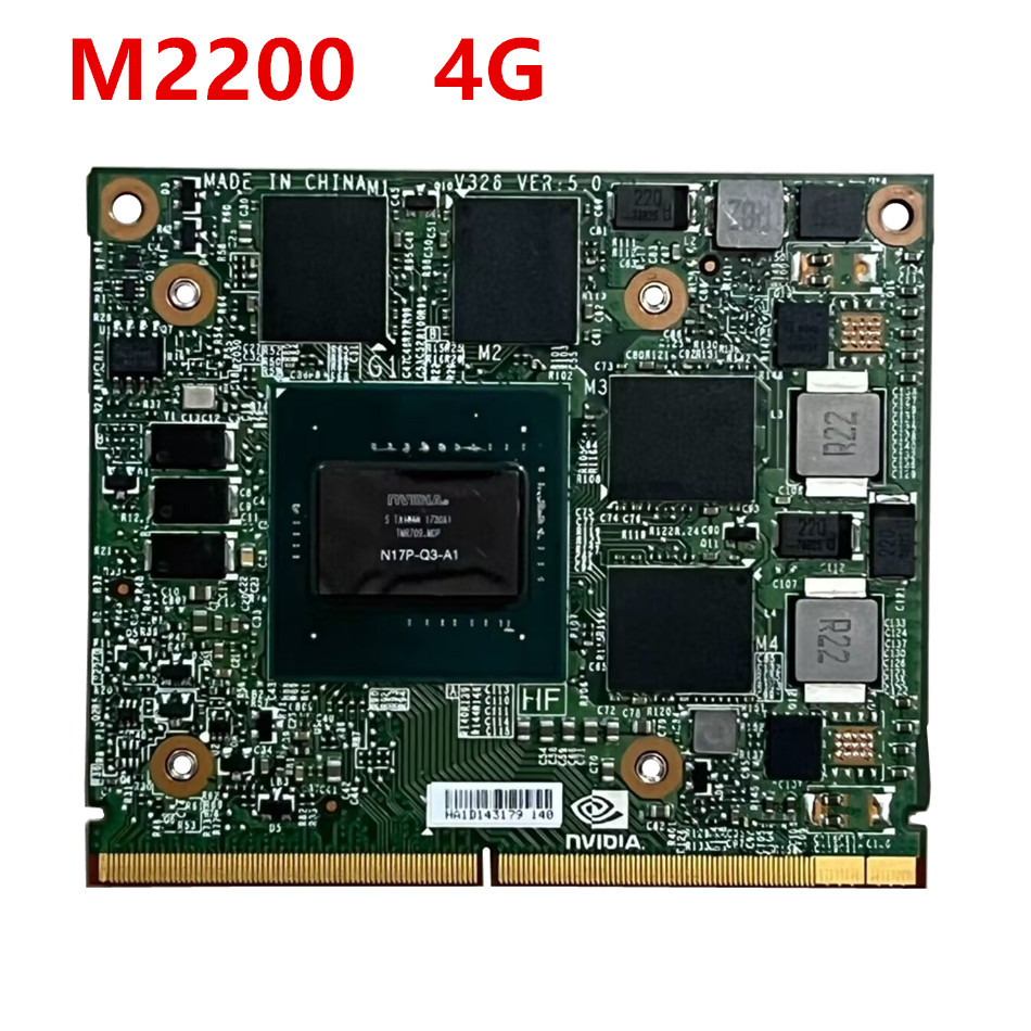 Original M2200 M2200M 4GB GDDR5 MXM 3.0 For Dell M7510 M7520 HP ZBook15 G3 G4 Laptop Video Graphic C