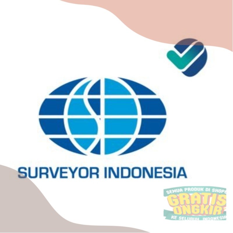 Kemeja BUMN Surveyor Indonesia Seragam Surveyor Indonesia BUMN Navy Lengan Panjang Pria Bordirpakaia