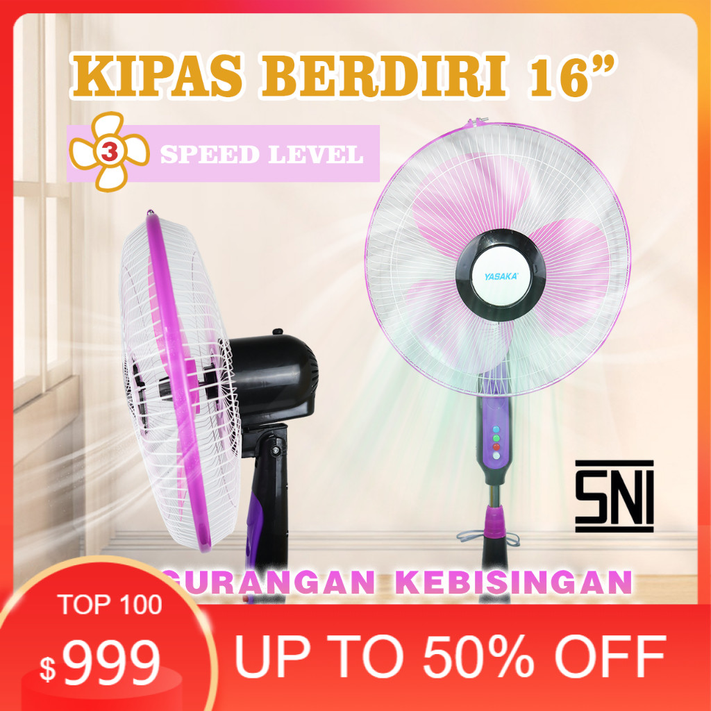 Elektronik KIPAS ANGIN BERDIRI YASAKA 16 INCH/STAND FAN 16 INCH/KIPAS MURAH/elektronik/kipas angin