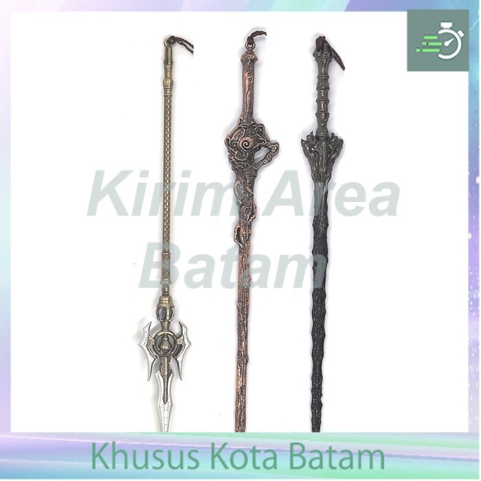 pajangan 22 cm pedang till the end of the moon sky slashing sword