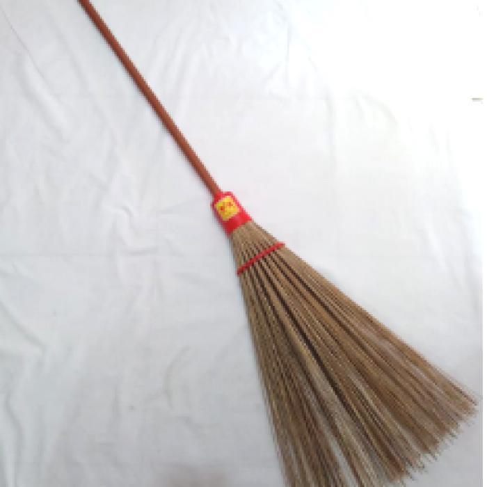 Sapu Lidi Tangkai Kayu Sapu Taman 2 Macan Asli Terlaris