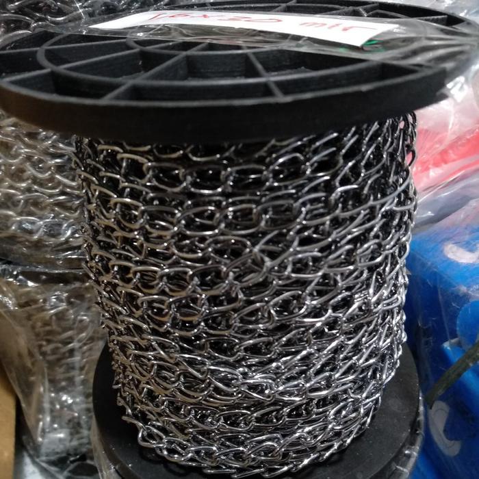 rantai 1.6 mm rantai besi 1.6 mm rantai anjing rantai kecil