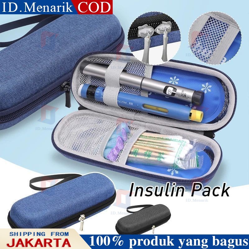 Insulin Bag Tempat Insulin Pen Tas Insulin Travel Portable Tas Penyimpanan Insulin Insulin Cooler Ba