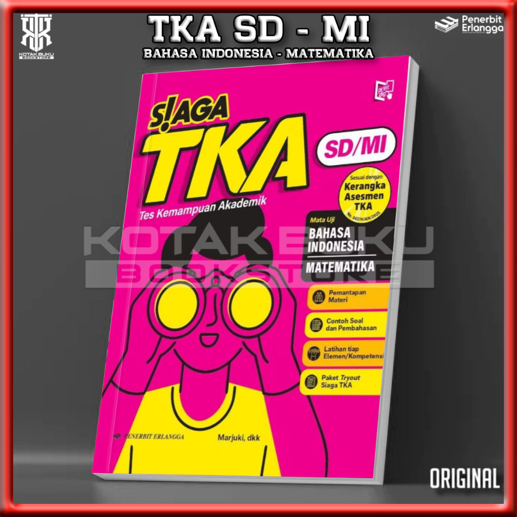 [ Erlangga ] Buku SIAGA TKA SD / TKA SD 2025 / TKA SD/MI / Kurikulum Merdeka