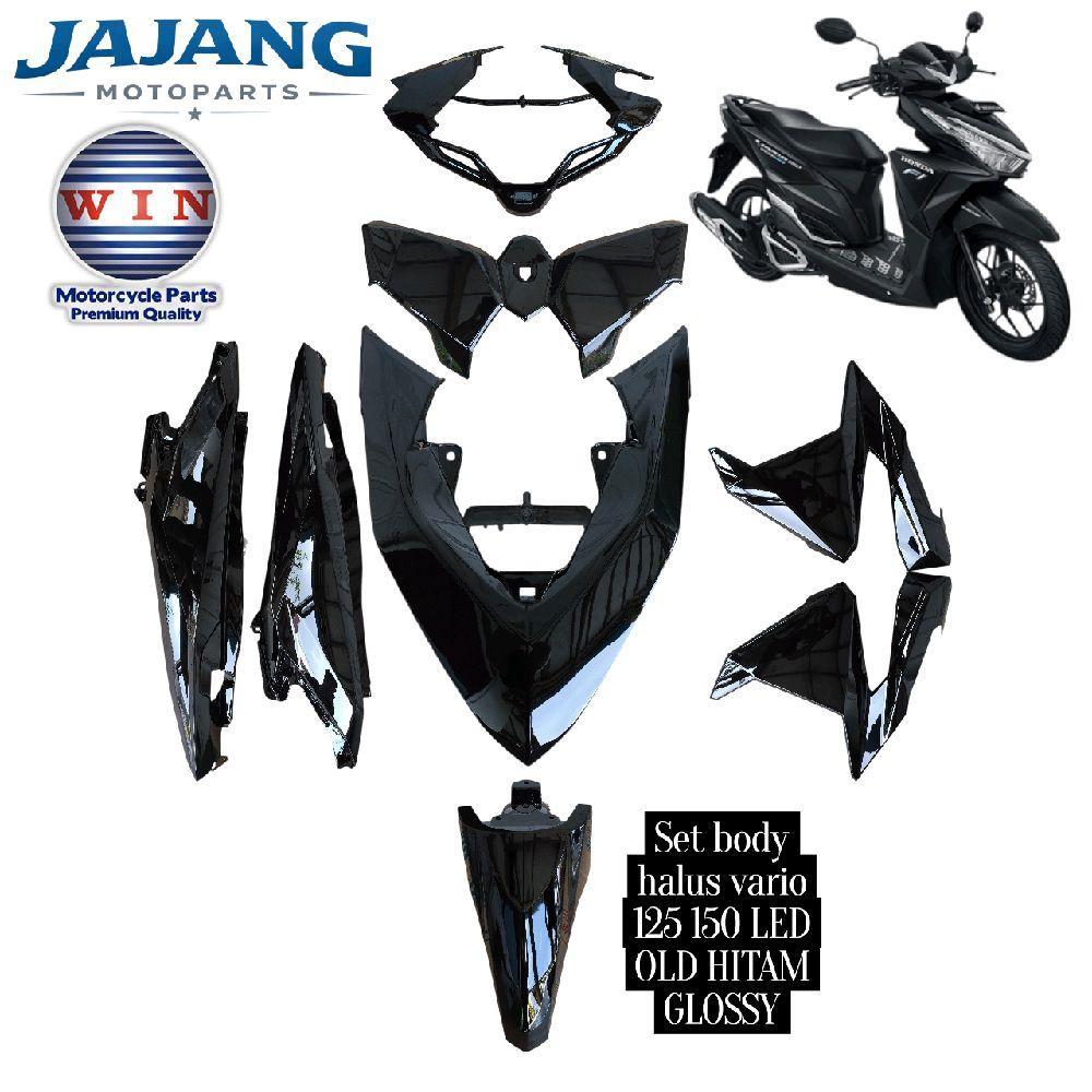 win set body halus vario 125 150 LED OLD hitam glossy  original win