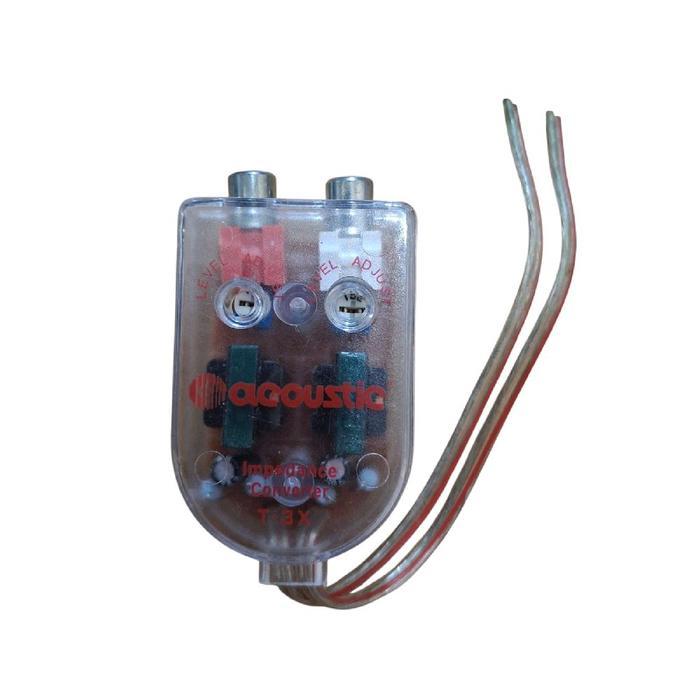 Converter/hh to low/adaptor rca/audio converter
