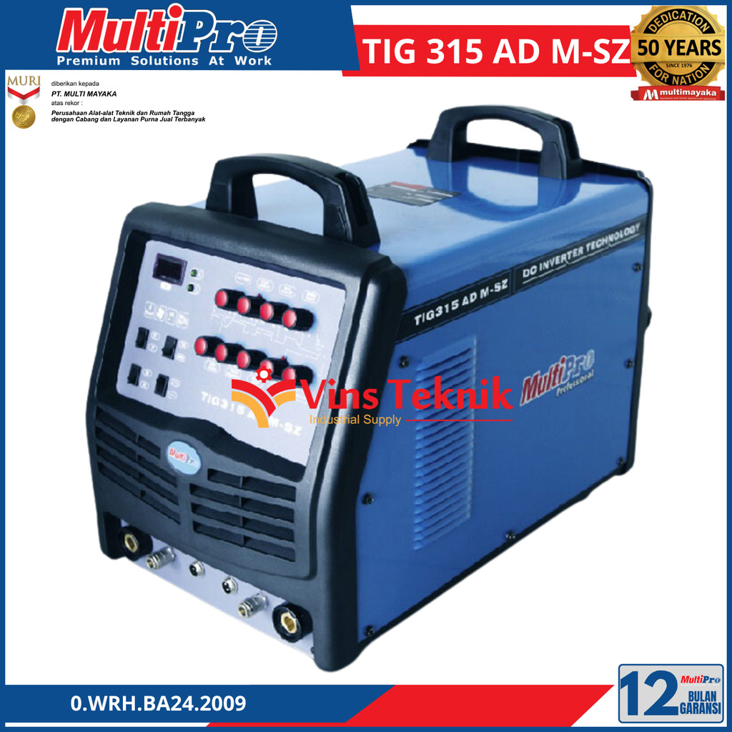 Mesin las MOSFET INVERTER 315 AC/DC TIG315AD MULTIPRO TIG 315 AD M-SZ