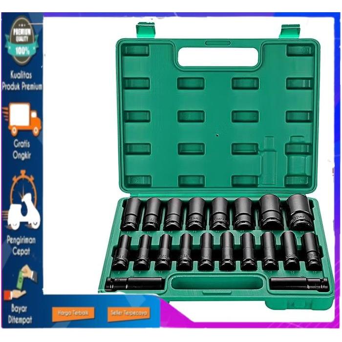 Mata Kunci Shock Impact Wrench - mata shock 20 pcs mata impact panjang heavy duty
