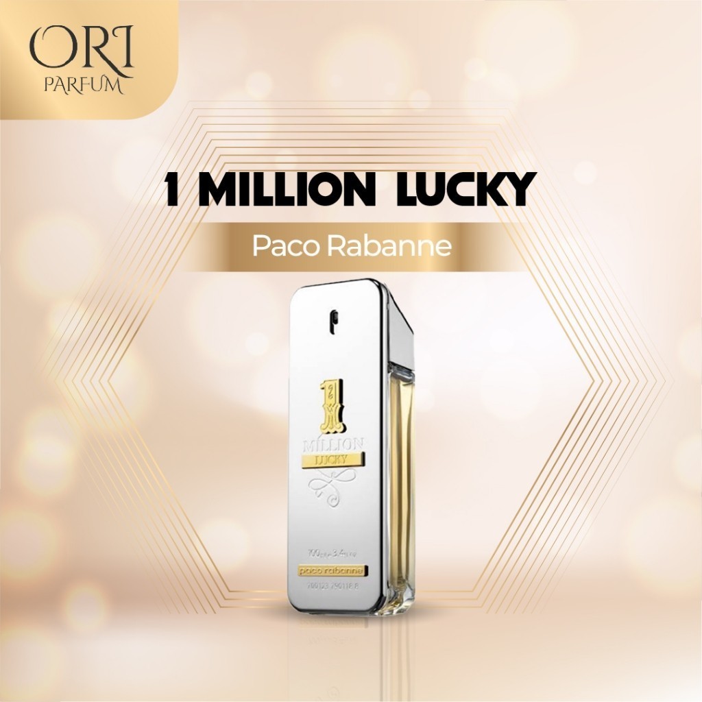 Paco Rabanne 1 One Million Lucky Gold Original ORI - Halmara Parfum Luxury
