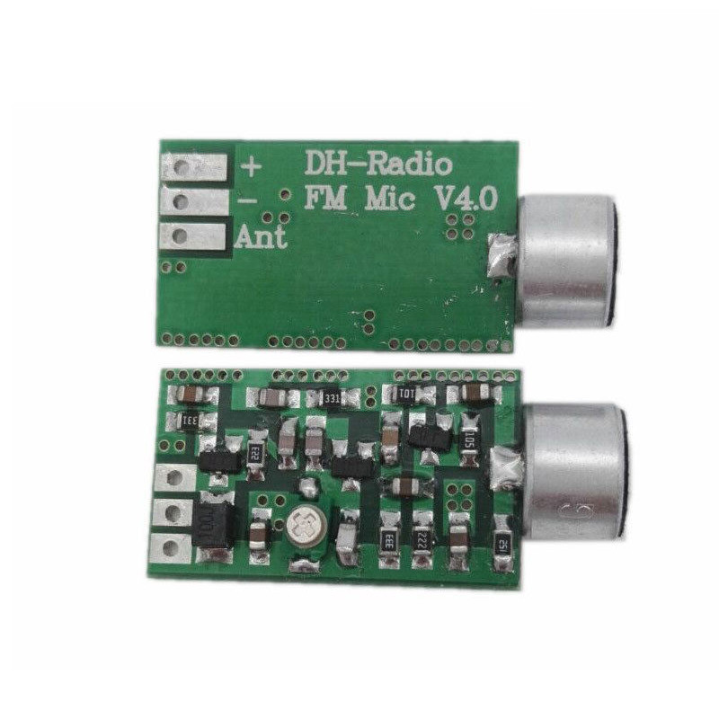 HFES Mini Microphone Fm Transmitter Module Mic Wireless Auo 100Mhz Board