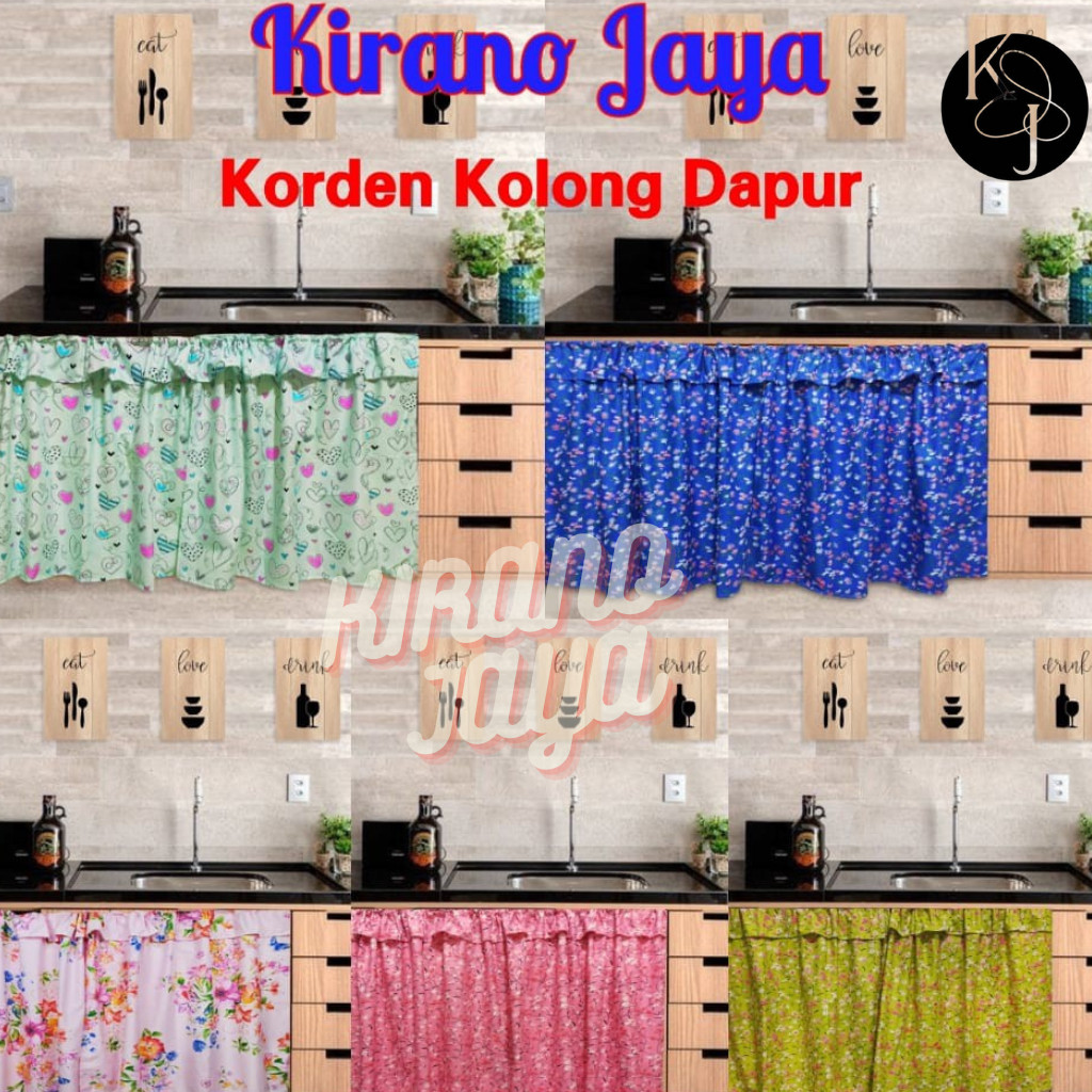 ULYOOB - Korden Dapur - Gorden Dapur - Gorden Kolong Dapur - Tirai Kolong Dapur Wastafel terbaru