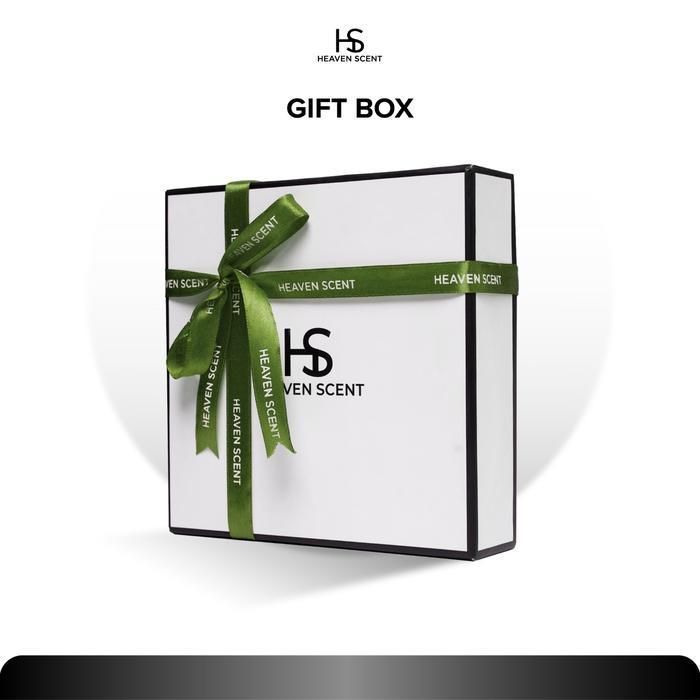 Heaven Scent SBY - Gift Box Parfum Ramadan Hard Box Pita - Hijau, Box Saja