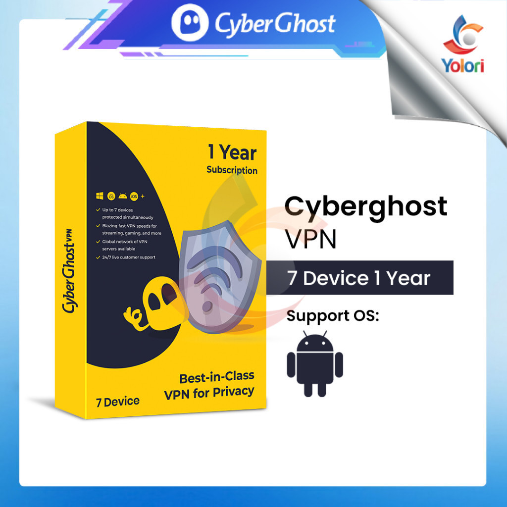 For Android Software CyberGhost VPN Original 7 Device Original