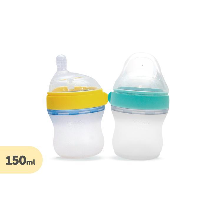 Anti Colic Baby Bottle Mama's Choice (150ml) | Botol Susu Bayi Anti Kolik - Dot Menyamping - Dot Bay