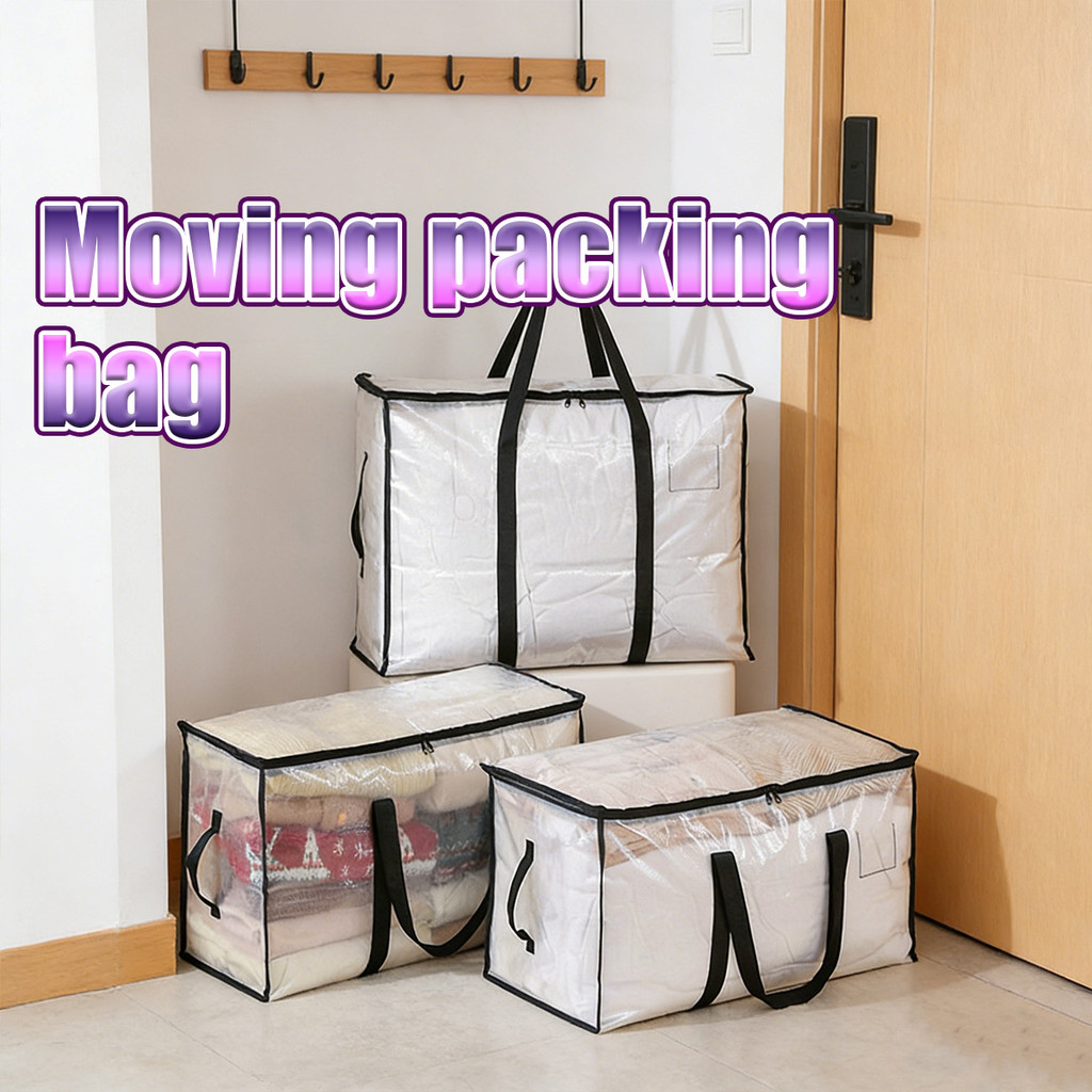 TAS Bedcover Jumbo | Tas Mika Bedcover | Tas selimut resleting jumbo  | Transparant Resleting Anti A