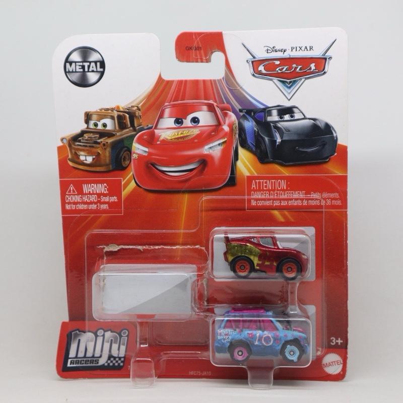 Diecast Mini Racers Lightning McQueen Chase Set Langka (Rare)