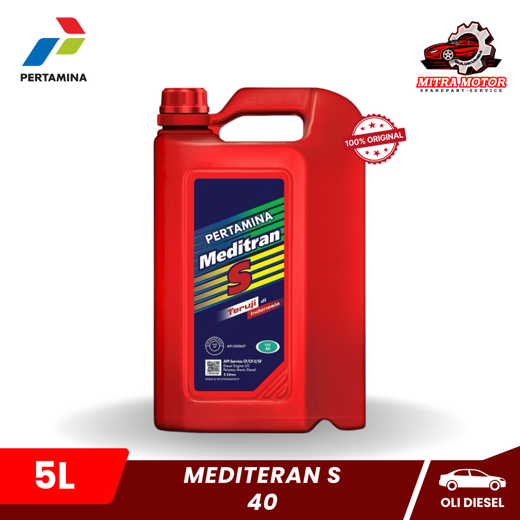 Oli Meditran S  (5L) & (1L) Oli Mesin Mobil