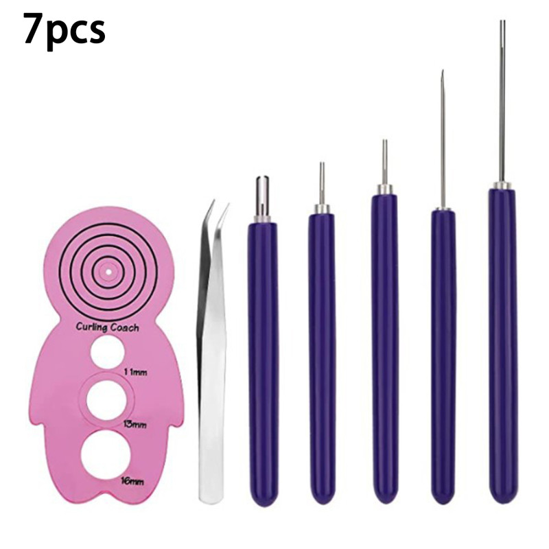 Paper Quilling Tools Slotted Kit Handmade Rolling Curling Quilling Needle Pen for Art Crafting Y Car