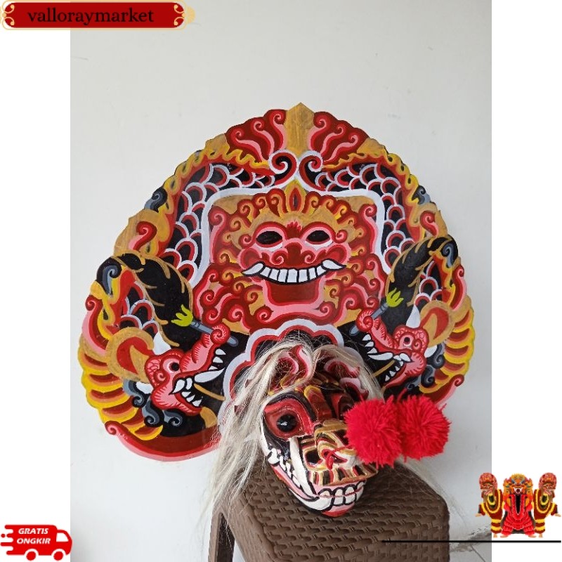 barongan telon,barongan kayu, barongan telon, barongan pentas VLM -60