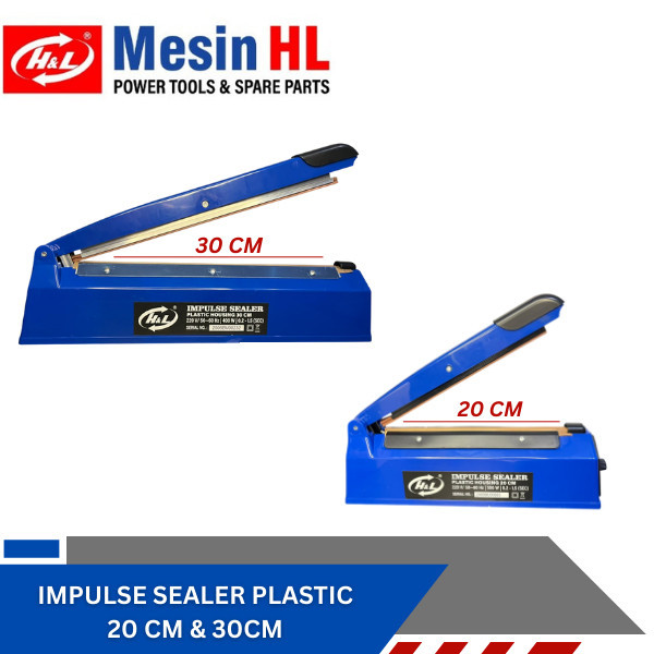 [LAGI TREND] H&L Impulse Sealer 20cm dan 30cm Body Plastic / Mesin Press Plastik H&L 20cm, 30cm